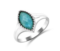 Amazonite Silver Rings NSR-2333